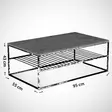 Soffbord Hanah Home Etna Vit Spånskiva 95x43x55 cm - Soffbord - 8681875559859 - 6