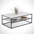 Soffbord Hanah Home Etna Vit Spånskiva 95x43x55 cm - Soffbord - 8681875559859 - 2
