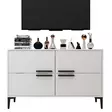 TV-bänk Hanah Home White Vit Spånskiva 120x75x30 cm - TV-bänkar - 8683742102519 - 7