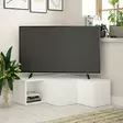 TV-bänk Hanah Home Compact Vit Spånskiva 90x32x92 cm - TV-bänkar - 8681875402889 - 2