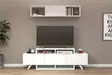 TV-bänk Hanah Home Alwin White Spånskiva 150x49x31,6 cm - TV-bänkar - 8683742963349 - 2