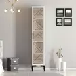 Garderob Hanah Home Kumsal P Vit Spånskiva 40x47,5x201,4 cm - Garderober - 8684282088769 - 3
