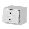 Sängbord Hanah Home Kale Vit Spånskiva 50x47x40 cm - Nattduksbord - 8683742567349 - 7