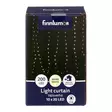 Valoverho 200 microLED 10 x 2 m hopea Finnlumor - Lämmin valkoinen LED-valoverho sisä- ja ulkokäyttöön (IP44) - Ljusslingor - 6410416583969 - 4