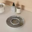 Badrumsbricka Mijölnir Grå 100% Verona Grå Marmor 22 cm - Badrumstillbehör - 8684283055449 - 2