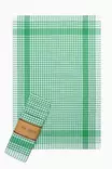Handdukset Hermia Green Grön Bomull Polyester 5 Delar - Kökstextilier - 8683342758499 - 1