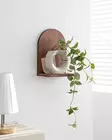 Vägghylla Hanah Home Raf261 Valnöt Plywood 16x26x9 cm - Klädhängare - 8684282095729 - 2