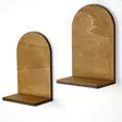 Vägghylla Hanah Home Raf261 Valnöt Plywood 16x26x9 cm - Klädhängare - 8684282095729 - 4