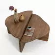 Soffbord Hanah Home Altopiano Valnöt Massiv Furu 90x40x45 cm 90x32x45 cm - Soffbord - 8683742111979 - 5