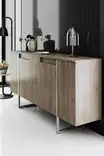 Konsolbord Hanah Home Luxe Valnöt Spånskiva 160x35x80 cm - Byråer och skåp - 8684282832409 - 4