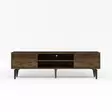 TV-bänk Hanah Home Brendon Valnöt Spånskiva 160x48,2x29,6 cm - TV-bänkar - 8684283501519 - 5