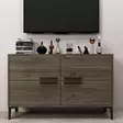 TV-bänk Hanah Home Ctn Valnöt Spånskiva 120x75x30 cm - TV-bänkar - 8683742102489 - 2