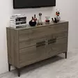 TV-bänk Hanah Home Ctn Valnöt Spånskiva 120x75x30 cm - TV-bänkar - 8683742102489 - 3
