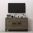 TV-bänk Hanah Home Ctn Valnöt Spånskiva 120x75x30 cm - TV-bänkar - 8683742102489 - 5