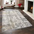 Matta Conceptum Notta 1100 Grå Beige Krämvit Polypropen Polyester 200x290 cm - Stora och medelstora mattor - 8683342376709 - 2
