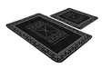 Badrumsmatta Set Mijölnir Flerfärgad 100% Polyester Digitaltryck Halkfri 50x60 cm & 60x100 cm - Badrumsmattor och våtrumsmattor - 8683743317059 - 3