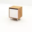 Sängbord Hanah Home Yeppuga Ek Spånskiva 45x52x40 cm - Nattduksbord - 8681875126679 - 4