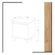 Sängbord Hanah Home Yeppuga Ek Spånskiva 45x52x40 cm - Nattduksbord - 8681875126679 - 1