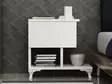 Sängbord Hanah Home Cast Vit Spånskiva 46,8x46,8x33 cm - Nattduksbord - 8681181980699 - 3