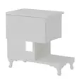 Sängbord Hanah Home Cast Vit Spånskiva 46,8x46,8x33 cm - Nattduksbord - 8681181980699 - 8