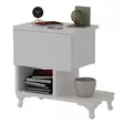 Sängbord Hanah Home Cast Vit Spånskiva 46,8x46,8x33 cm - Nattduksbord - 8681181980699 - 7