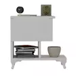 Sängbord Hanah Home Cast Vit Spånskiva 46,8x46,8x33 cm - Nattduksbord - 8681181980699 - 5