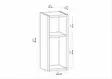 Sängbord Hanah Home Sault Antracit Spånskiva 23,2x22x59,6 cm - Nattduksbord - 8683743120109 - 6