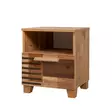 Sängbord Hanah Home Leva Alfa Colorblock Furu Spånskiva 45x52x40 cm - Nattduksbord - 8683743422029 - 1