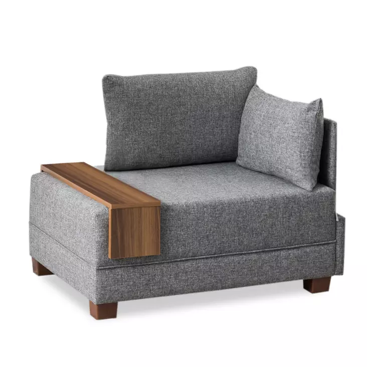 Fåtölj Atelier del Sofa Fly Grå Polyester 100x75x80 cm - Soffor - 8681875112559 - 1