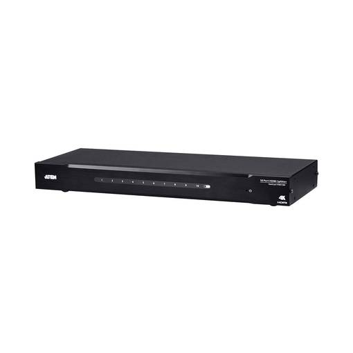 10-Port 4K HDMI Splitter Svart - Videoväxlar och fördelare - 4719264647499 - 1