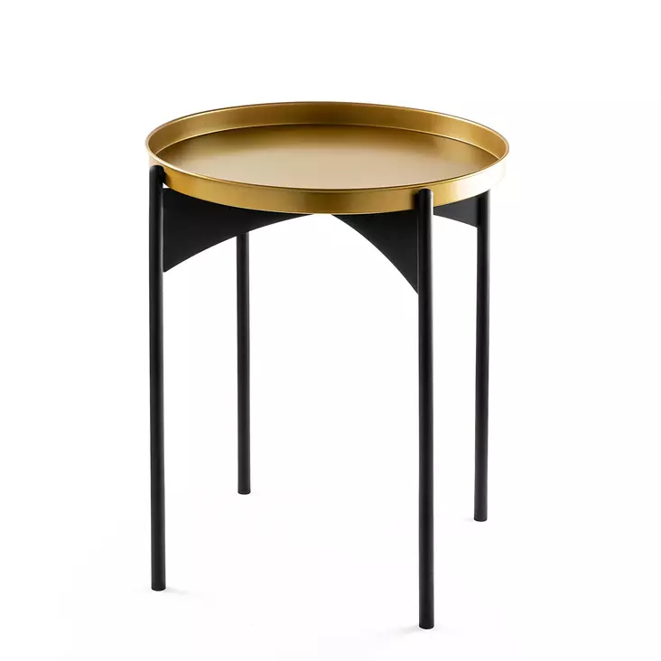Soffbord Hanah Home Shb002 Svart Guld Metall 44x57x44 cm - Soffbord - 8684282360629 - 1