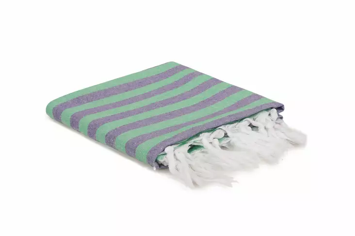 Fouta Mijölnir Grön 100% Bomull Hög Vattenabsorption 90x170 cm - Handdukar - 8683342756969 - 1