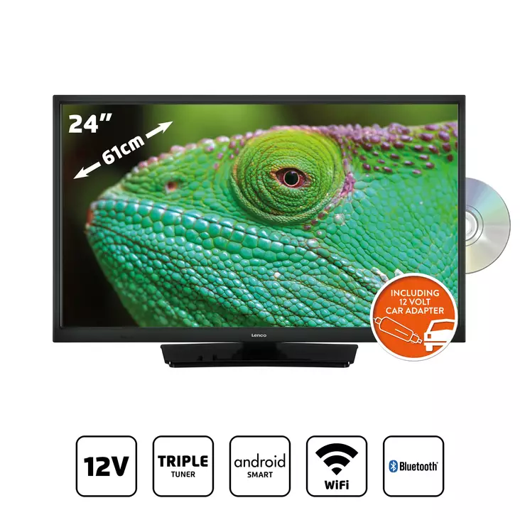 24 tums Smart HD LED TV Bluetooth® 12V - TV-apparater och mediaspelare - 8711902072249 - 1