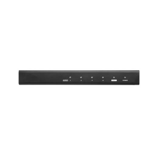 4-Port True 4K HDMI Splitter Svart - Videoväxlar och fördelare - 4719264645419 - 1