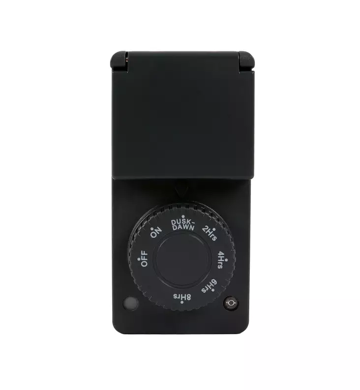 Ajastin h=C3=A4m=C3=A4r=C3=A4tunnistimella ulkok=C3=A4ytt=C3=B6=C3=B6n=
 - Timers & fjärrstyrda uttag - 6418536009369 - 1