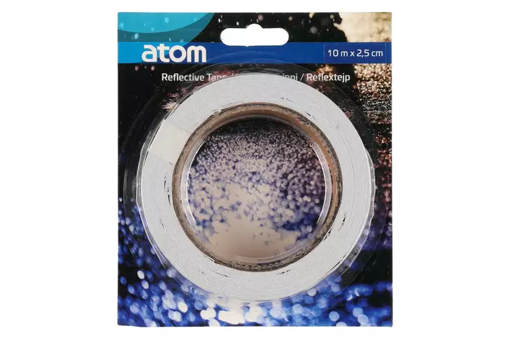 Atom outdoors heijastava teippi 10mx2,5c p=C3=A4=C3=A4kuva=20 - Reflexer och varselvästar - 6410412951649 - 1