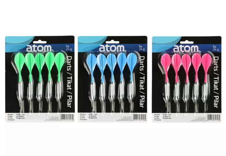 Laatutikat  5kpl 24g r Atom Sports - Utomhusspel - 6410412757289 - 1