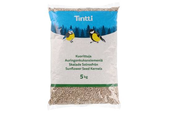 Auringonkukansiemen kuorittu 5 kg Tintti - Fågelmatning - 6410413046979 - 1