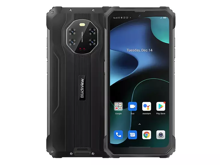 Blackview BL8800 5G 128 GB/8GB musta - Mobiltelefoner - 6931548307969 - 1