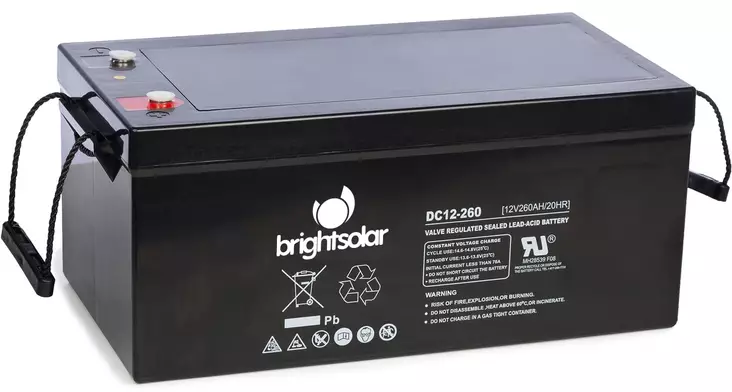 Akku Brightsolar DC12-260 AGM - Batterier - 6438014197999 - 1