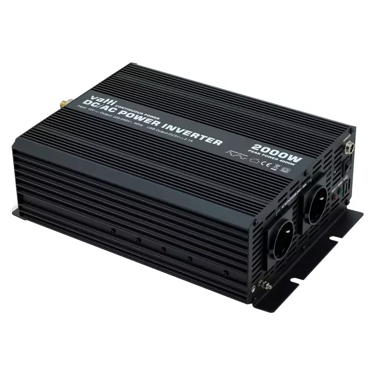 Invertteri 2000W 12V Vatti - Inverterare och strömomvandlare - 6438168111469 - 1