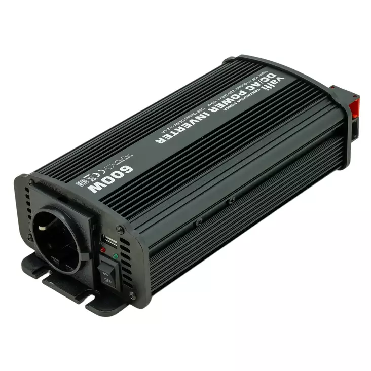Invertteri 600W 12V Vatti - Inverterare och strömomvandlare - 6438168103129 - 1