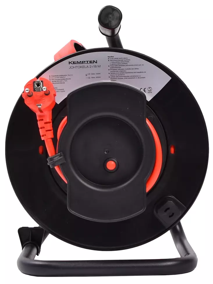 Jatkojohtokela  20m, 3x1,5mm, Kempten - Förlängningskabelrullar - 6438152084939 - 1