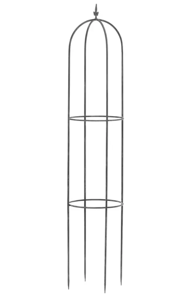 Kasvituki harmaa 31x31x150 cm 4Living-1 - Blomsterställ och växtstöd - 6410413242319 - 1
