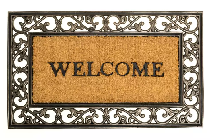 Kynnysmatto Welcome 45 x 75 cm  1 - Dörrmattor och skrapmattor - 6410413034419 - 1