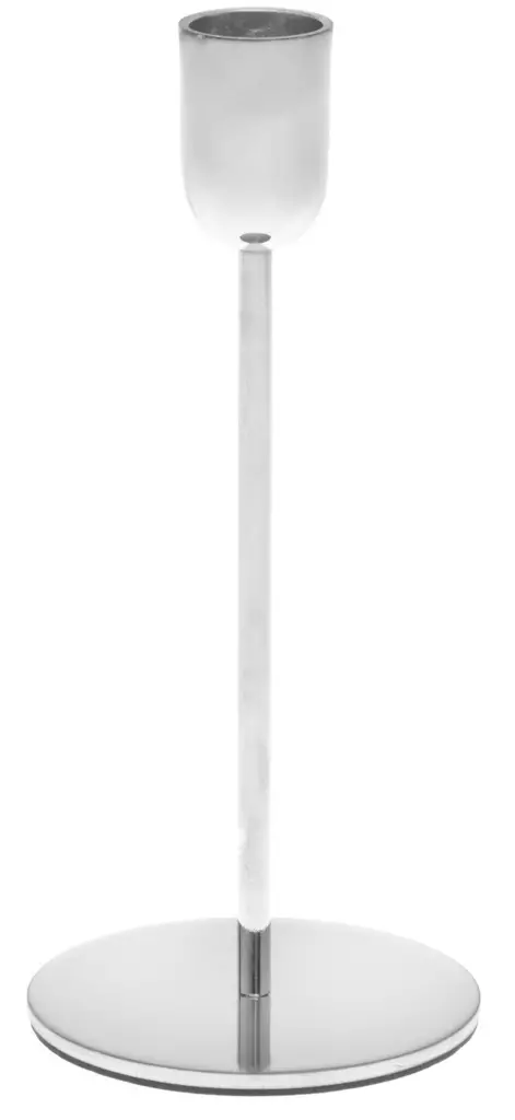 Kynttil=C3=A4njalka honka 18 cm hopea - Ljus och lyktor - 6410412938299 - 1