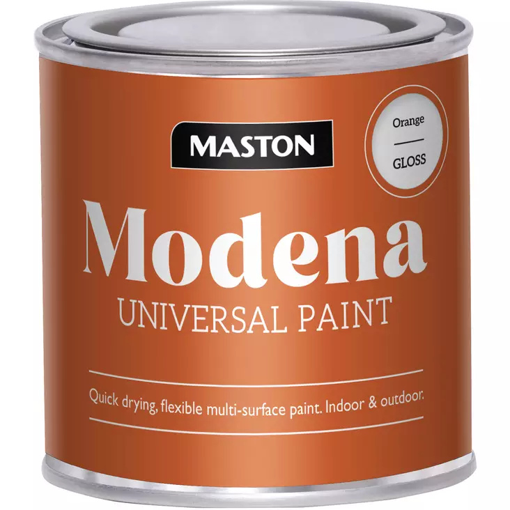 Färg Modena orange 250 ml - Metall- och möbelmålningar - 6412490031329 - 1