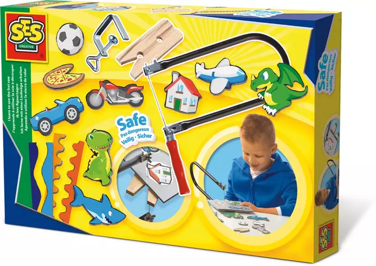 Lär dig använda en figursåg SES - Vetenskap och lärande - 8710341145859 - 1