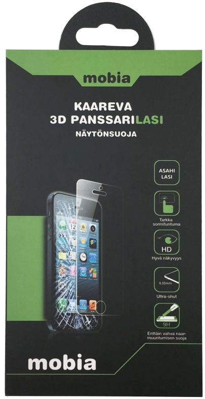 Panssarilasi kaareva Samsung Galaxy S8, Mobia - Apple iPhone - 6430035346639 - 1