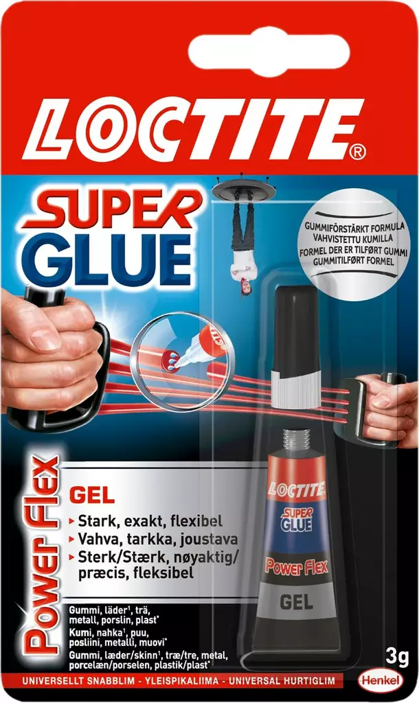 Pikaliima Loctite Super Glue Power Flex - Limprodukter - 5010266241159 - 1